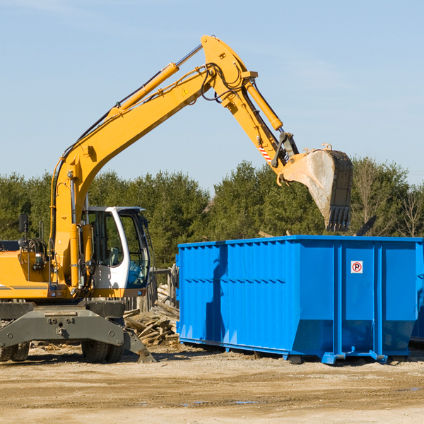 can i rent a residential dumpster for a construction project in Robbins TN